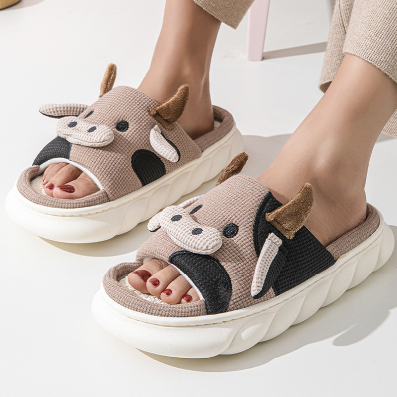 Home Textiles - House Slipper Men Women Summer Cute