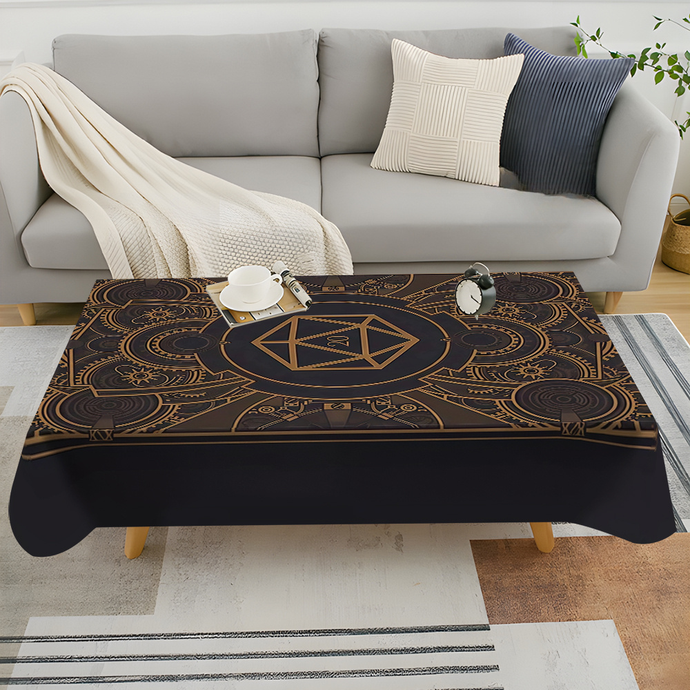 Steampunk Black Golden Gear Pa - Home Textiles ulasan dan harga