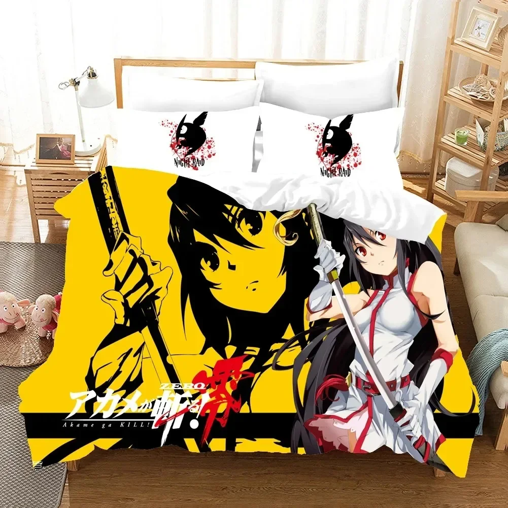 Anime Akame ga KILL Bedding se - Home Textiles Bedding ulasan dan harga