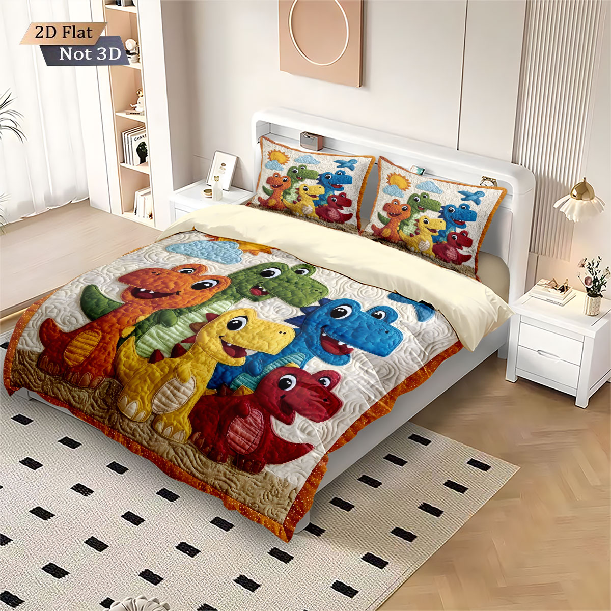 3pcs cartoon dinosaur animal p - Home Textiles Bedding ulasan dan harga