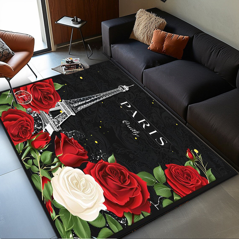 Romantic Paris Eiffel Tower Ro - Home Textiles Paris ulasan dan harga