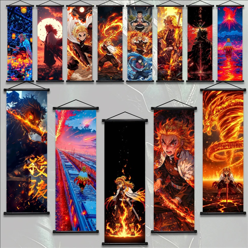 Demon Slayer Kyojuro Rengoku H - Home Textiles ulasan dan harga