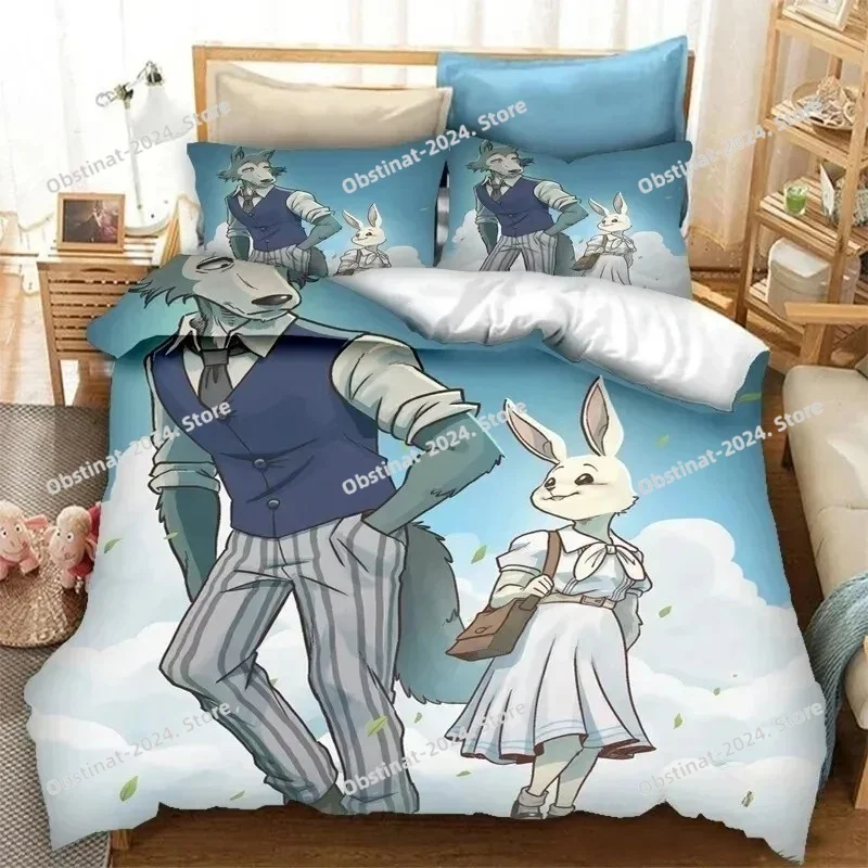 Anime BEASTARS Bedding Set Pri - Home Textiles Bedding ulasan dan harga