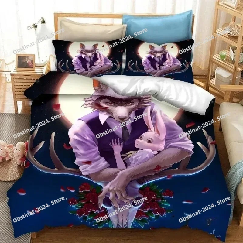 Anime BEASTARS Bedding Set Pri - Home Textiles Bedding ulasan dan harga