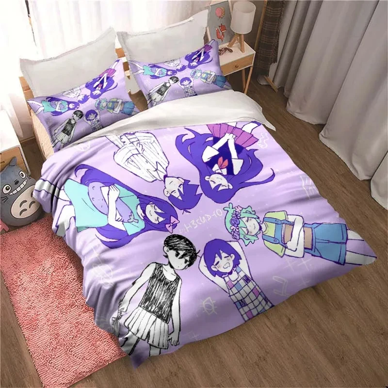 Fashion 3D Printed Anime Omori - Home Textiles Bedding ulasan dan harga