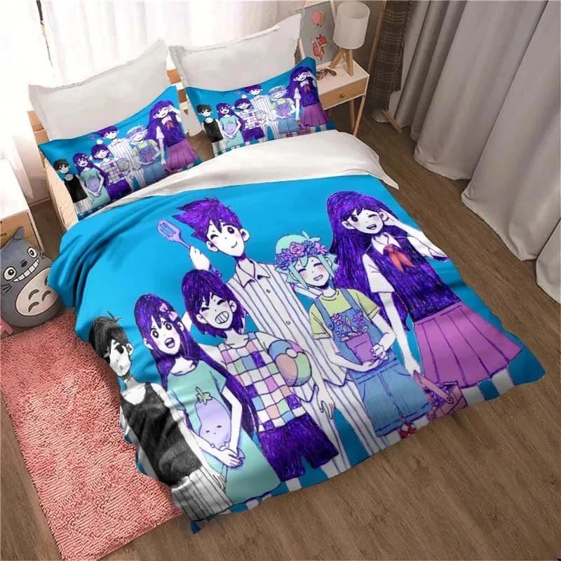 Fashion 3D Printed Anime Omori - Home Textiles Bedding ulasan dan harga