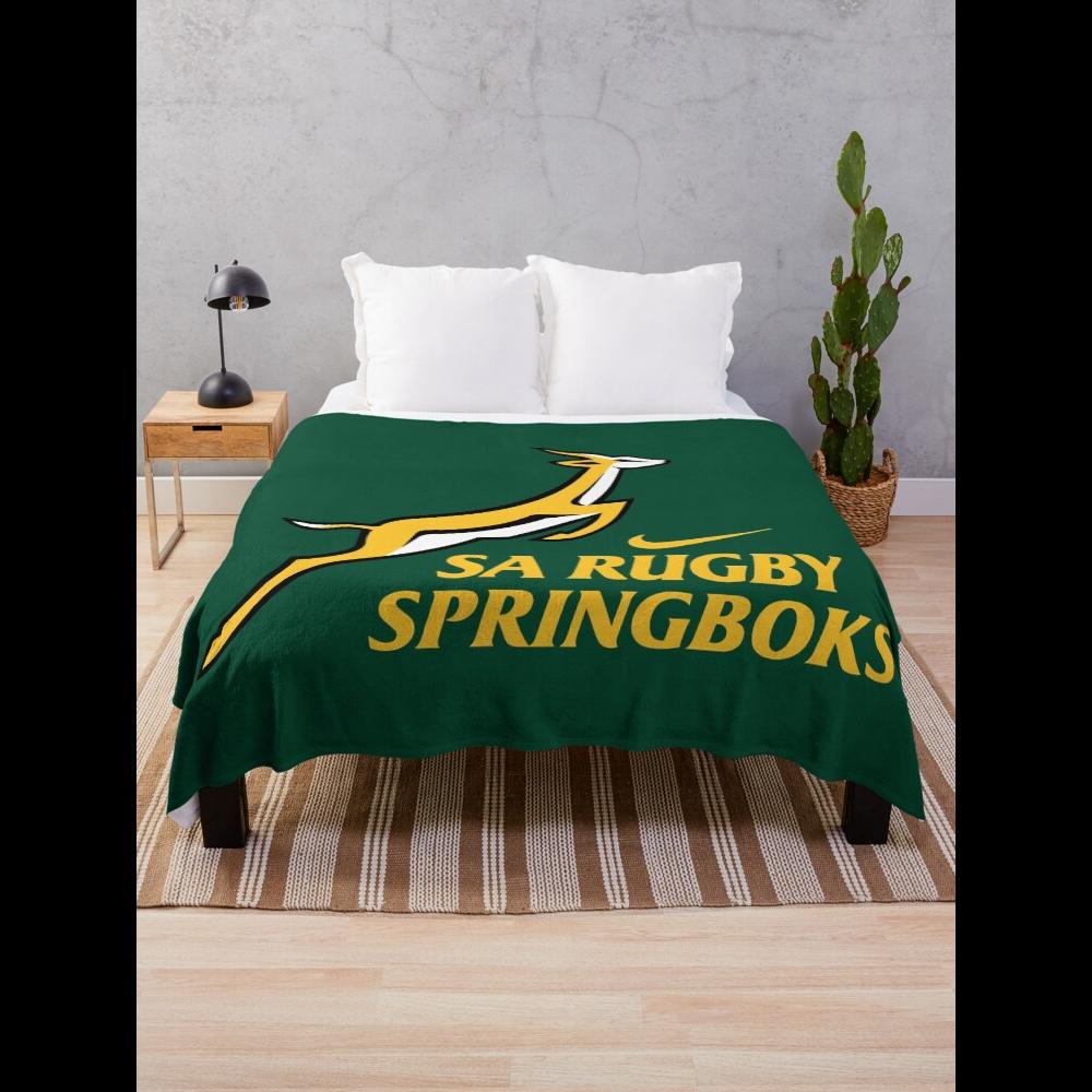 Springbok Rugby Throw Blanket  - Home Textiles Designer ulasan dan harga