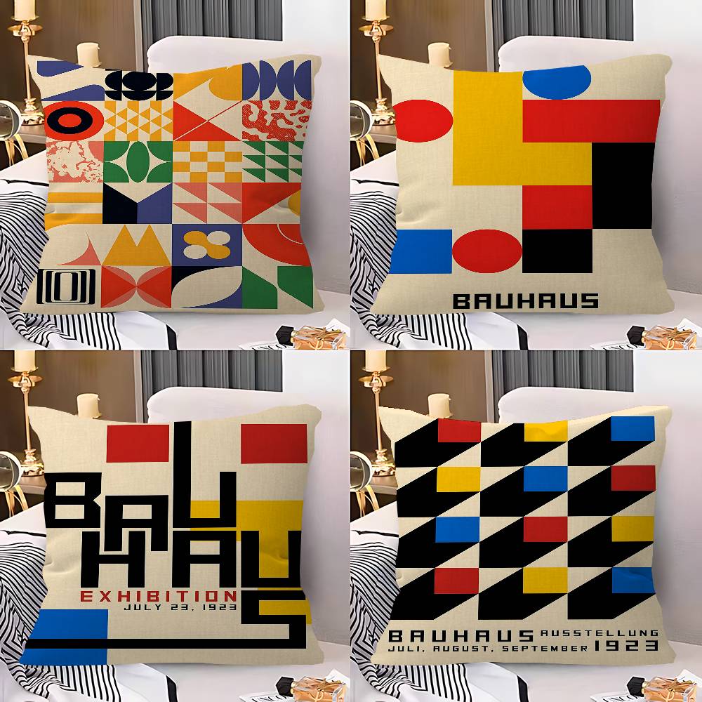 Abstract Bauhaus Exhibition Cu - Home Textiles Exhibition ulasan dan harga