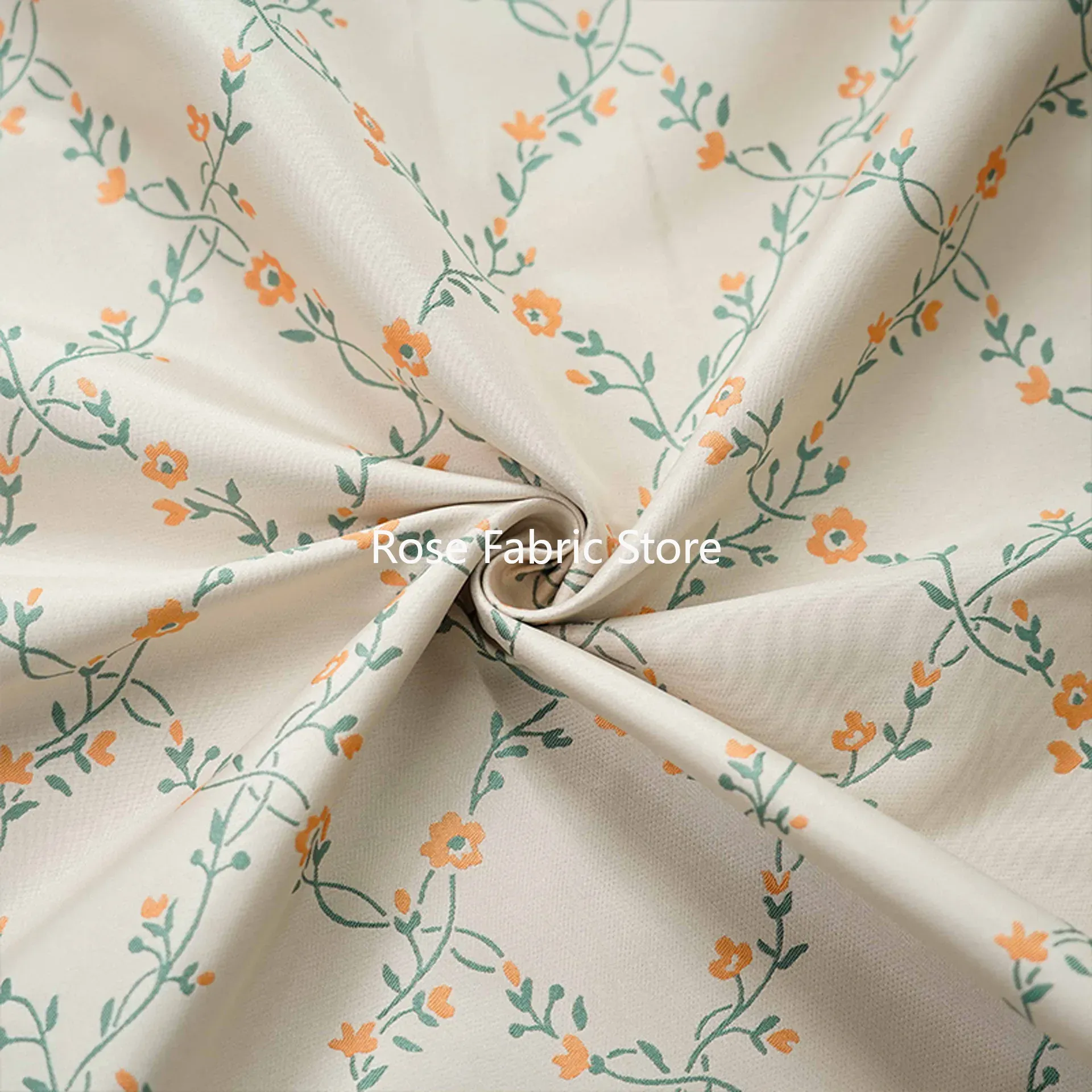 1 Meter Small Flower Yarn Dyed - Home Textiles And Decor ulasan dan harga
