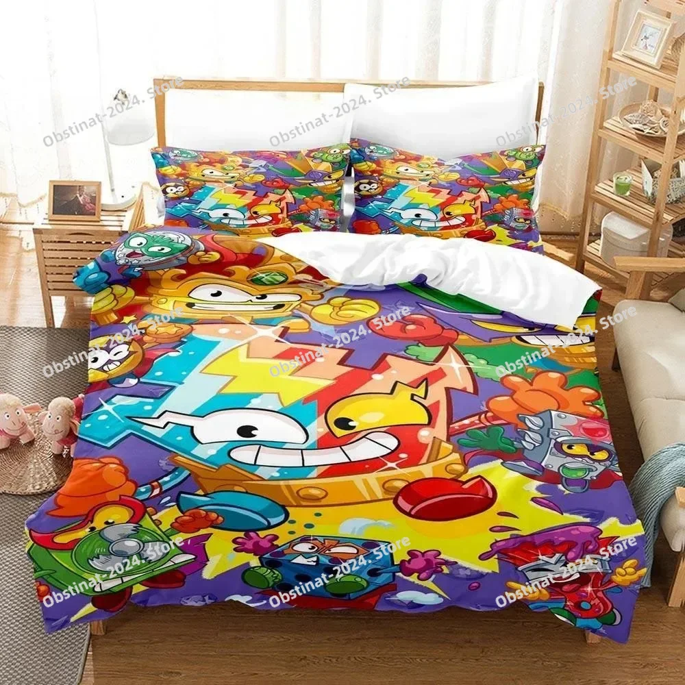 3D Print Anime Super Zings Bed - Home Textiles Bedding ulasan dan harga